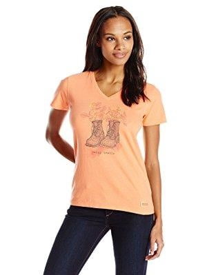 happy trails boots vee crusher tee 