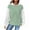 Green, variant on hotojiny Hoodies for Women Fall Casual Long Sleeve Drawstring Hooded Sweatshirt Color Block Loose Knit Pullover Tops