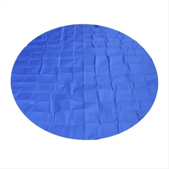 Bâche de Piscine Ronde 14.76 Pieds Imperméable Tapis de Sol de Piscine