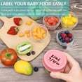 thumbnail image 3 of 12 Pack Baby Food Storage Containers, 4oz Leak-Proof Glass Baby Food Containers, Small Glass Jars with Lids, Reusable Baby Food Jars, Microwave,Dishwasher & Freezer Safe, 3 of 8
