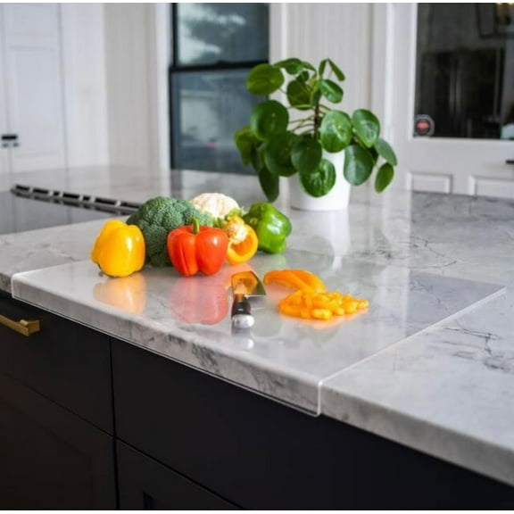 Large Acrylic Cutting Board | Clear Cutting Board For Kitchen Counter | Large Cutting Board