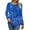 Blue Floral, variant on Blouses for Women Henley Long Sleeve Shirts Dressy Casual Fall Tops Work Blouses