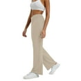 thumbnail image 5 of Kelon Yoga Pants, Wide Leg Pants for Women 2026 Spring Summer Casual Loose Yoga Pants with Pockets Petite/Regular/Tall Stretch Casual Lounge Pants, M, 5 of 9