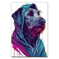 thumbnail image 3 of Hudo Wall Art - Funny Dog Canvas Poster for Kids' Room - Irish Wolfhound Dog colorful art print, Canvas Painting Puppy Artwork, Watercolor Artwork Print For Bedroom, 3 of 5