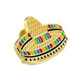 thumbnail image 2 of PinMart's Fiesta Sombrero Hat Cinco De Mayo Mexican Spanish Celebration Pin, 2 of 3