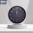 thumbnail image 3 of Reloj Análogo de Pared Plástico Diseño Tela azul, 3 of 9