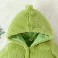 thumbnail image 5 of Sngxgn Baby Boy Outfit Print Sweatshirt Romper Long Sleeve Bubble Bodysuit(Green,70), 5 of 7