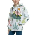 thumbnail image 2 of Kll Unisex Kids Boys Girls Hooded Pocket Pullover Hoodies-Turtle And Sea Life, 2 of 9