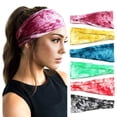 thumbnail image 1 of Diademas bohemias Crrynuo, paquete de 6, para mujer, con nudos estampados, diademas elásticas retorcidas, lindos accesorios para el cabello para niñas., 1 of 5