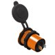 thumbnail image 3 of Cargador de Coche USB Dual Soledad 12V / 24V de Teléfono con Enchufe Incorporado Naranja, 3 of 10