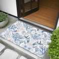 thumbnail image 5 of 2x3 Door Mat Rug, Coastal Coral Non-Skid Rubber Backing Large Rectangle Rugs - Living Room Bedroom Home Office, Vintage Ocean Blue Starfish Conch Nature Indoor Floor Mat Carpets Washable Rug, 5 of 9