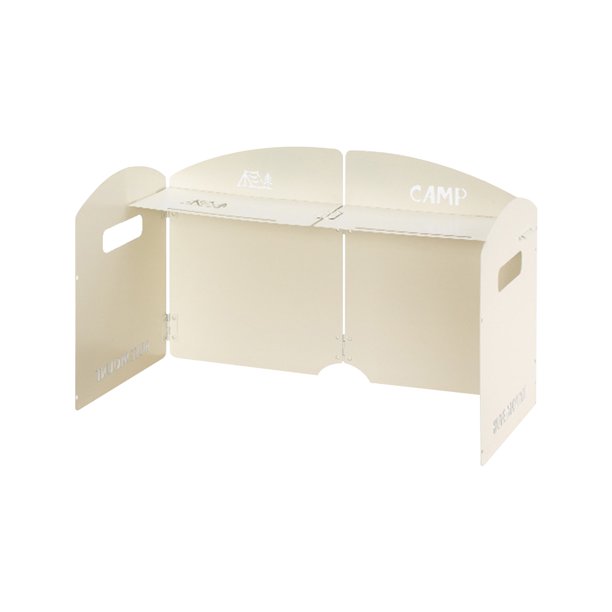 Deflector Viento Plegable Ultraligero Portátil para Acampar Picnic