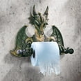 thumbnail image 1 of Design Toscano CL45492 Holder-Commode Dragon Tissue Tyrant Gothic Toilet Paper Roll-Bathroom Wall Decor, Full Color, 1 of 1