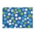thumbnail image 7 of Yayeee Bath Rug for Bathroom Floor Non Slip Rectangle Fluffy Soft Absorbent Mat, 16"x24", Blue Dots, 7 of 7