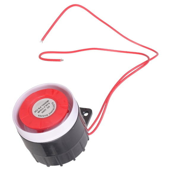2. Screw-On Weatherproof Alarm Device, 120dB & Flashing Light, Multi-Voltage 12V/24V/220V for Home/Office
