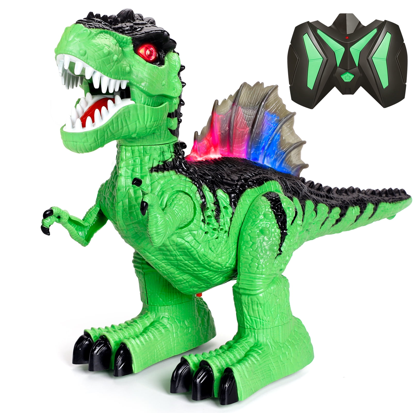 OPOLAR Remote Control Dinosaur for Boys 3+, Robot Dinosaur with Walking