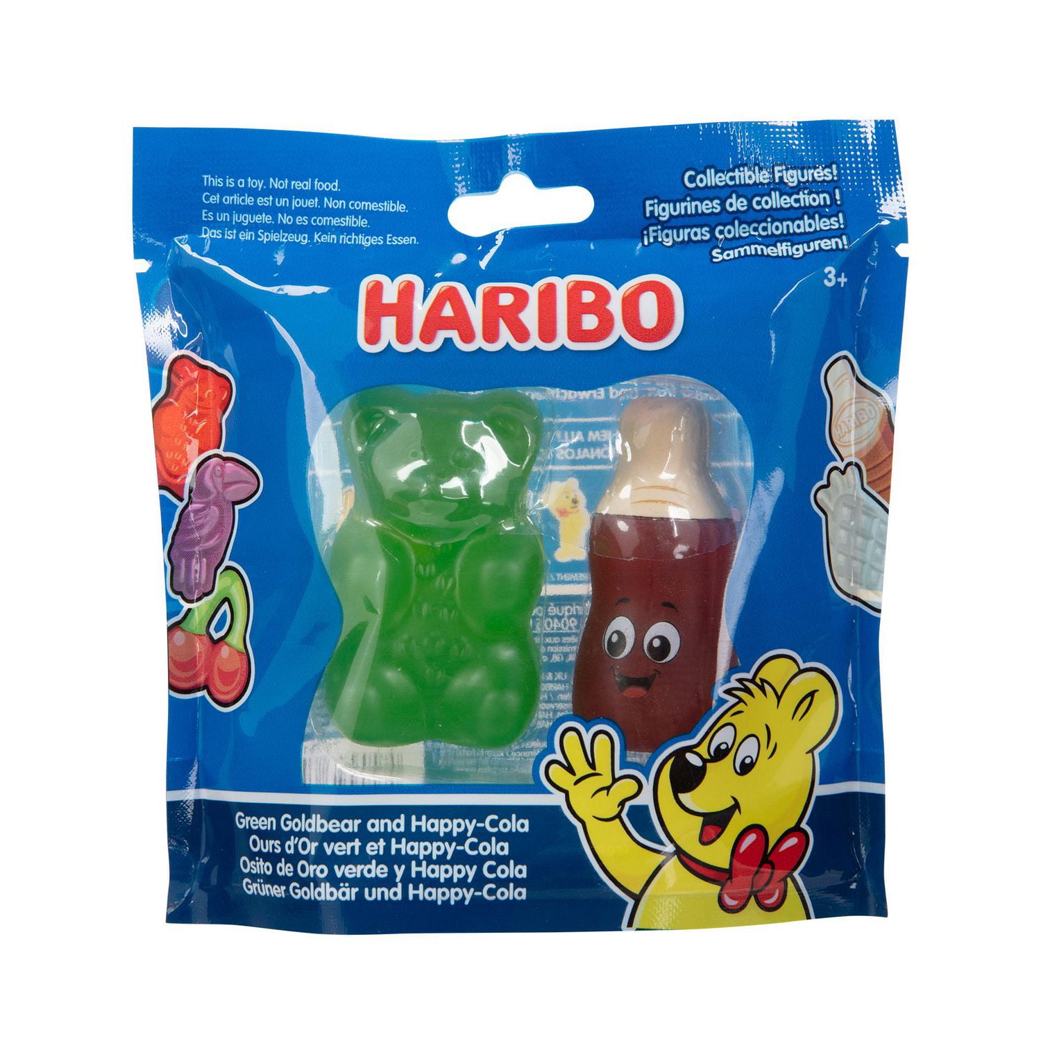 Haribo Figure - Green Gummi Bear & Happy Cola