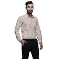 thumbnail image 3 of BESTMAN Printed Cotton Shirts For Men Long Sleeve Slim Fit Formal Shirt For Boy, 3 of 5