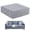 Gray, variant on Spring & Memory Foam Couch Cushion Replacement, 22"x22"x6" Sofa Cushion, Washable Cover, Non-Sagging Sofa Support for Sagging Cushions, White