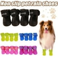 thumbnail image 1 of CAROOTU Pet Rain Boots Waterproof Anti-Slip Paw Protection Rain Snow Shoes for Small and, 1 of 5