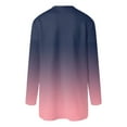 thumbnail image 4 of GEWSEY Cardigan Sweaters for Women Lightweight Open Front Long Sleeve Cardigan with Pocketes Fall Trendy Gradient Clothes (Dark Purple, XXL), 4 of 8