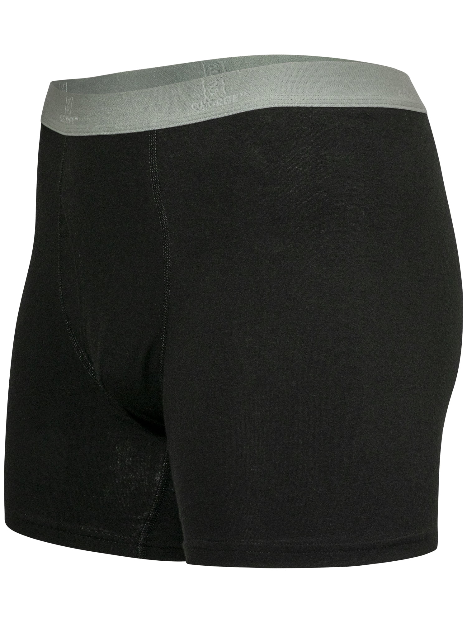 George Men's Cotton Stretch Boxer Briefs, 6-Pack