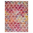 thumbnail image 3 of Unique Loom Trellis Frieze Collection Area Rug - Rounded (10' x 13' Rectangle Multi/Black), 3 of 7