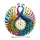 thumbnail image 1 of Kit de Adornos para Reloj con Diseño de Diamantes en Forma de Pavo Real, Reloj con Pintura de Diamantes Que Funciona con Pilas, Decoración Decorativa para Habitación, 1 of 5