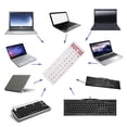 thumbnail image 6 of Hzzsbu 2Pcs Russian Transparent Keyboard Stickers Russia Layout Alphabet Label Letters for Notebook Computer PC Laptop, 6 of 7