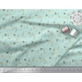 thumbnail image 3 of Soimoi Poly Georgette Fabric Artistic Tree,Reindeer & Fox Face Kids Print Fabric by Yard 52 Inch Wide, 3 of 3