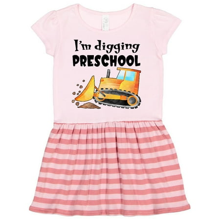 

Inktastic I m Digging Preschool Construction Gift Toddler Girl Dress