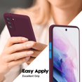 thumbnail image 5 of Loeoel Para Samsung Galaxy S21 Plus Funda De Silicona Minimalista Ultra Delgada Suave Gel De Goma Color Sólido Mate Tpu Linda Funda Para Mujeres Hombres Diseño Estético Femenino Y Cubierta De Cámara B, 5 of 5