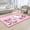 Style five, variant on Pink White Cartoon Cat With Bow Area Rug, Soft Flannel Non-Slip Washable Floor Mat for Bedroom Living Room, 5 Cute Designs Two Sizes 70.87×47.24 / 62.99×47.24 Inch Ideal Birthday Gift for Cartoon Lov