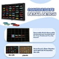 thumbnail image 6 of 1/64 Diecast Toy Car Display Case , Wall-Mounted Model Car Storage Cabinet, Holds Up to 42 Cars (Black), 6 of 6