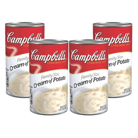 (3 Pack) Campbell's Condensed Family Size Cream of Potato Soup, 23 oz. (Best Types Of Soup)