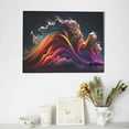 thumbnail image 6 of Gukieu Colorful Abstract Wave Motion Print Horizontal Canvas Decorative Painting 12x16 Inch Shrinkage Resistant Frame Hanging Home Wall Art Decor, 6 of 6