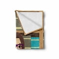 thumbnail image 2 of Geek Soft Flannel Fleece Blanket, Happy Student Girl in Library Studying Reading a Textbook Themed Digital Image Print, Cozy Plush for Indoor and Outdoor Use, 70" x 90", Multicolor, by Ambesonne, 2 of 6