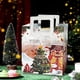 thumbnail image 1 of Christmas Transparent Hand-helds Gift Bag Christmas Eve Apples Gift Box Candy Bag Creatives Souvenir Hand Bag, 1 of 6
