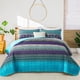thumbnail image 1 of Set de edredón WONGS BEDDING Boho California King Blue Purple, 1 of 7