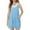 Sky Blue, variant on Busydd Girls Dresses with Lined Shorts 5-15 Years Trendy Casual Solid Color Toddler Teen Girl Clothes One Piece Skirted Jumpsuits Summer Spaghetti Straps Dresses for Girls with Pockets