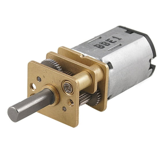 Unique Bargains DC 6V 0.45A 200RPM Torque Geared Gear Box Electric Motor New for DIY Toys