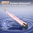 thumbnail image 6 of JTF Orthodontic Electric Toothbrush for Braces: 6 U-Shaped Soft Brush Heads, 5 Modes, 2Min Timer, IPX7 Waterproof, Deep Oral Clean, Orthodontic Power Toothbrush for Tooth with Dental Device, Pink, 6 of 9