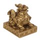 thumbnail image 2 of Adornos De Latón De La Suerte, Mano De Obra Retro Finamente Tallada, Trae Buena Suerte, Decoración De Escritorio Feng Shui Para Oficina, 2 of 7