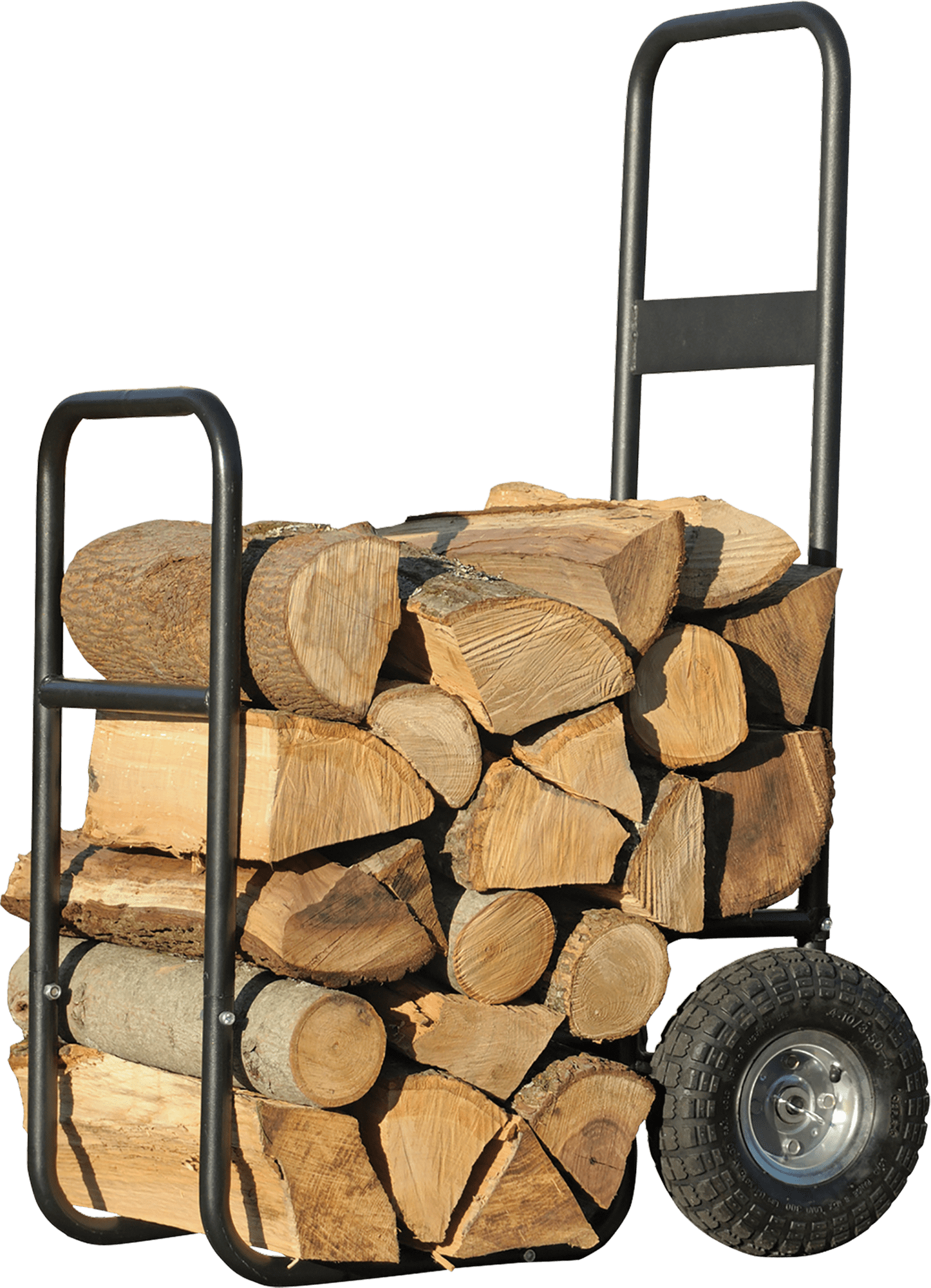 HaulIt Wood Mover Rolling Firewood Cart