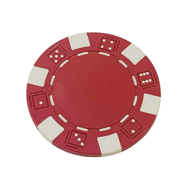 WE Games Jetons de Poker en Argile, 11,5 Grammes, Ensemble de 25, Rouge