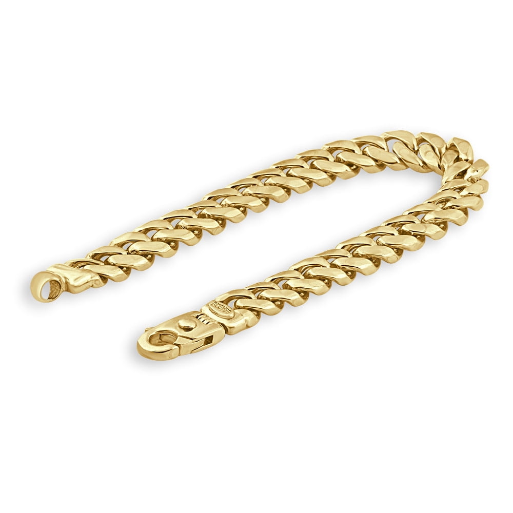 Pompeii Men's Cuban Link 14k Gold (26gram) or Platinum (41gram) 6.5mm Bracelet 8.5" (,)