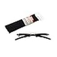 thumbnail image 3 of Fisherman Eyewear Slim Vision Rimless Reading Glasses, Shiny Black (+2.50), 3 of 3