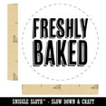 thumbnail image 2 of Freshly Baked Drop Shadow Text Self-Inking Rubber Stamp Ink Stamper - UV Ink - Mini 1/2 Inch, 2 of 7