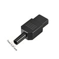 thumbnail image 2 of AC 110-250V 10A Female IEC320 C13 Power Socket Adapter Connector 3 Terminals Panel Mount 2 Pcs, 2 of 3