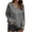 Gray, variant on Vedolay Fall Sweaters Women's 2023 Fall Winter Oversized Knit Crewneck Long Sleeve Pullover Sweater,Black L